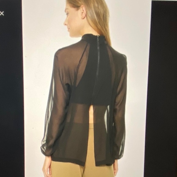 Robert Rodriguez Illusion Mirror Silk Top - Picture 5 of 5